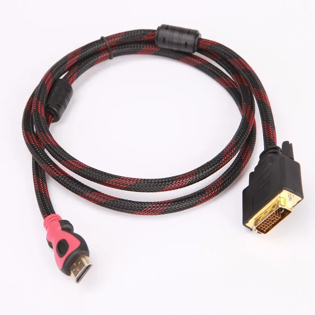 Alfais 4600 Hdmi To Dvi 24+1 Çevirici Dönüştürücü Monitör Kablosu 1.5 Metre