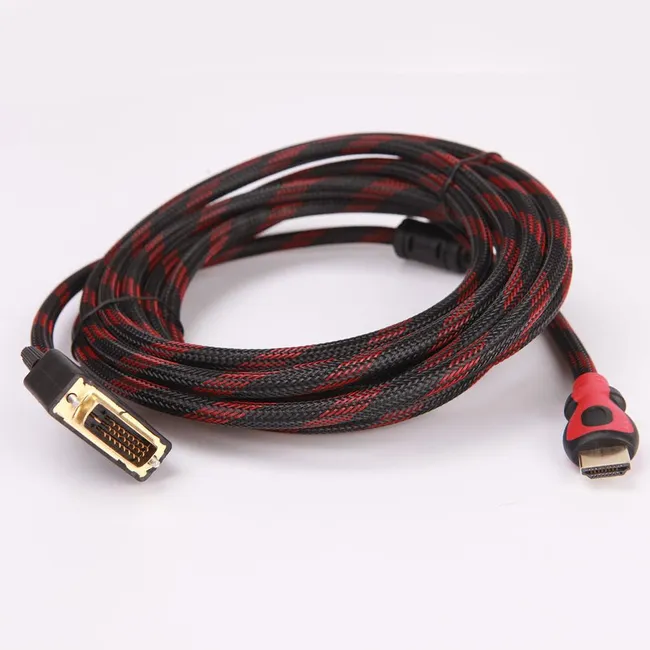 Alfais 4600 Hdmi To Dvi 24+1 Çevirici Dönüştürücü Monitör Kablosu 1.5 Metre