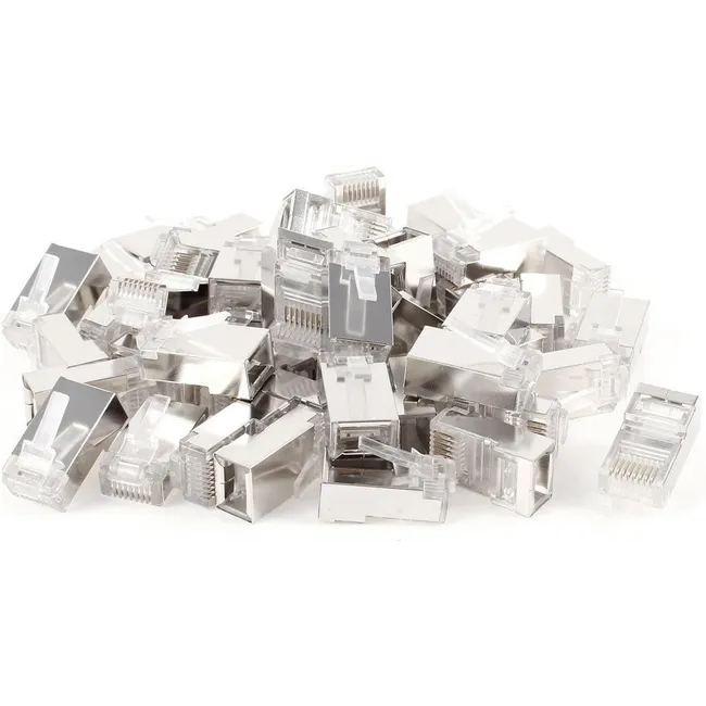 Alfais 4616 Cat6 Rj45 100 lü Jack Kablo Network Ucu Konnektör