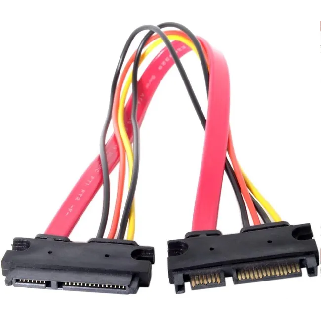 Alfais 4617 Sata Power Uzatma Kablosu 15+7 pin (erkek - dişi)
