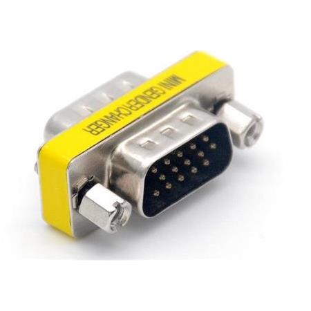 Alfais 4631 Vga Erkek Erkek 15 Pin Çevirici Dönüştürücü Adaptör Konnektörü