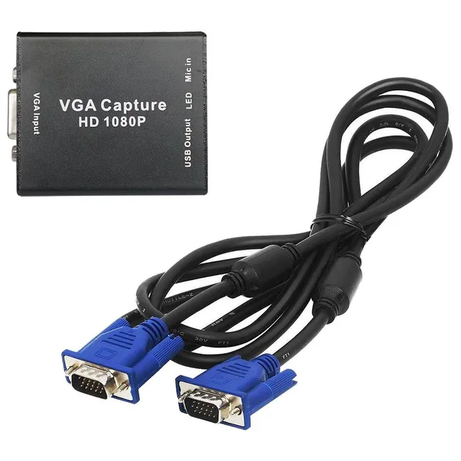 Alfais 4640 Usb Vga Capture Aktarıcı Çevirici Dönüştürücü Kart