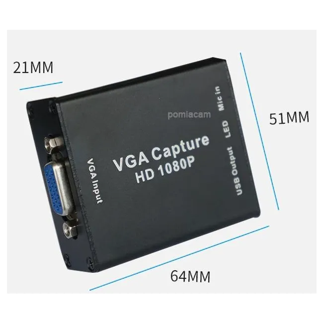 Alfais 4640 Usb Vga Capture Aktarıcı Çevirici Dönüştürücü Kart