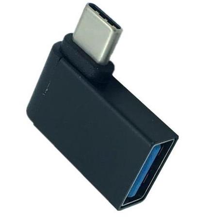 Alfais 4658 Type C 3.1 To Usb 3.0 Şarj 90 Dirsek Köşe Çevirici Dönüştürücü Adaptör