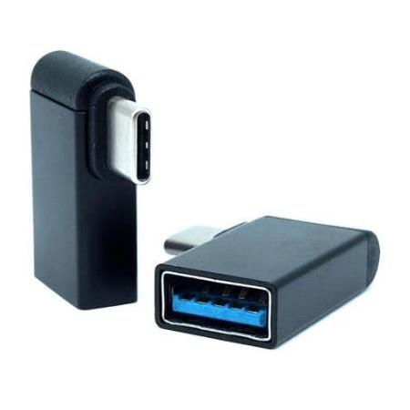 Alfais 4658 Type C 3.1 To Usb 3.0 Şarj 90 Dirsek Köşe Çevirici Dönüştürücü Adaptör