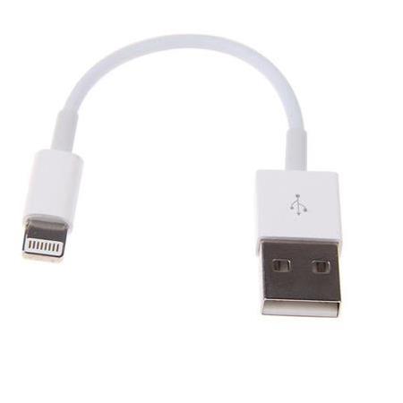 Alfais 4663 USB Lightning Kısa Data Şarj Kablosu 20 cm (Apple iPhone İçin)