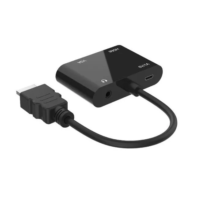 Alfais 4671 Hdmi To Hdmi + Vga Monitör Çevirici Ps4 Dönüştürücü Switch Splitter Adaptör
