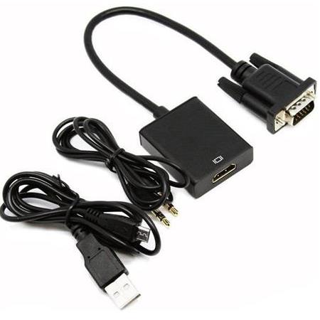 Alfais 4674 Vga To Hdmi Çevirici Dönüştürücü Adaptör Kablo Ucu Çevirici