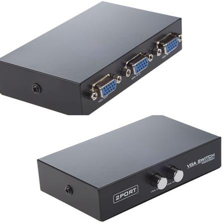 Alfais 4675 Vga Switch Çoklayıcı Çoğaltıcı (1 Ekran - 2 Kasa)