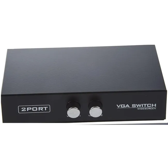 Alfais 4675 Vga Switch Çoklayıcı Çoğaltıcı (1 Ekran - 2 Kasa)