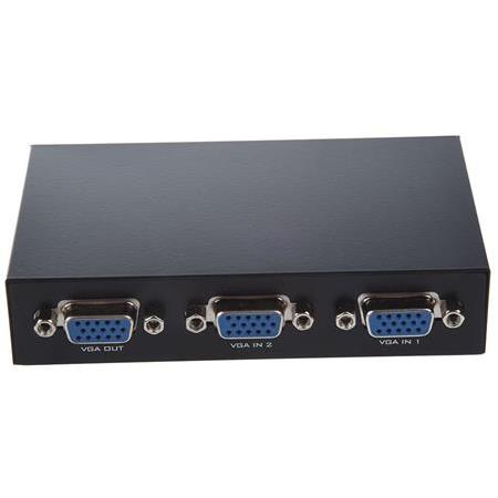 Alfais 4675 Vga Switch Çoklayıcı Çoğaltıcı (1 Ekran - 2 Kasa)