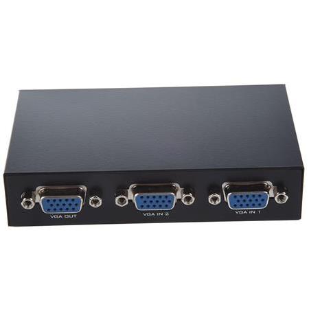 Alfais 4675 Vga Switch Çoklayıcı Çoğaltıcı (1 Ekran - 2 Kasa)