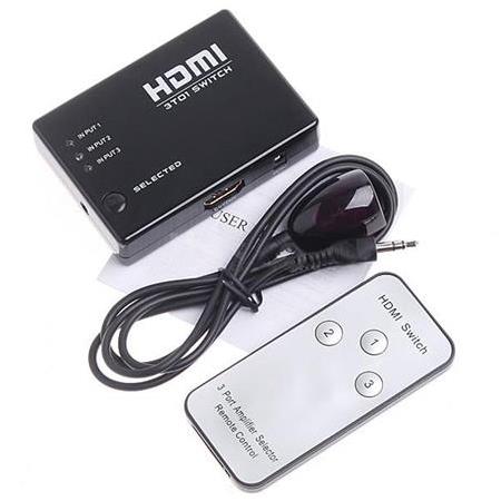 Alfais 4678 3 Port Hdmi Switch Çoklayıcı Çoğaltıcı Kumandalı