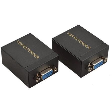 Alfais 4896 Rj45 Vga Ek Uzatici Cat5e 6 Kablos Extender 60 Metre