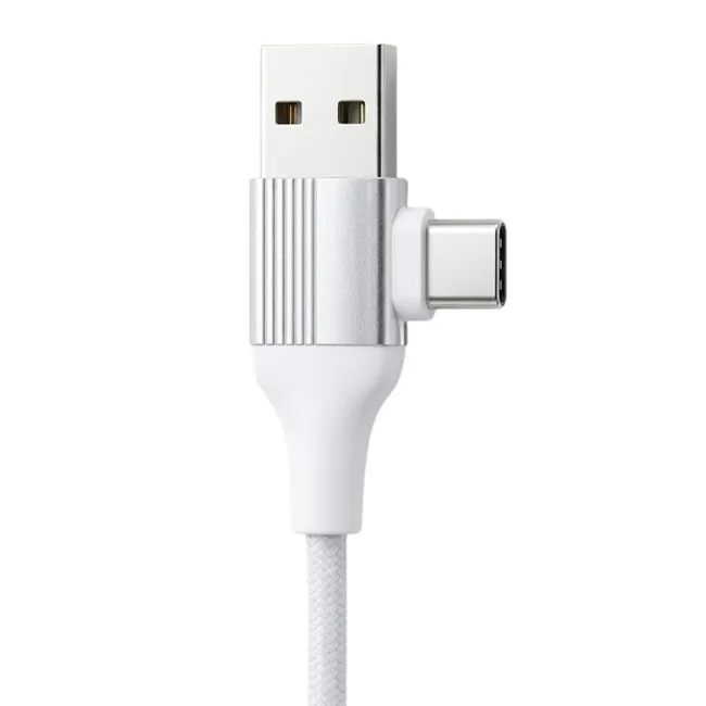 Alfais 6023 USB Type-C 5'i 1 Arada Çoklu Hızlı Şarj Kablosu Lightning Micro Usb 1m