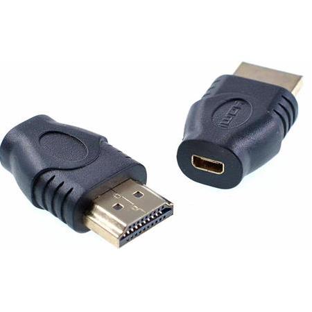 Alfais 4565 Micro HDMI to HDMI Dişi Erkek Çevirici Dönüştürücü   Adaptör