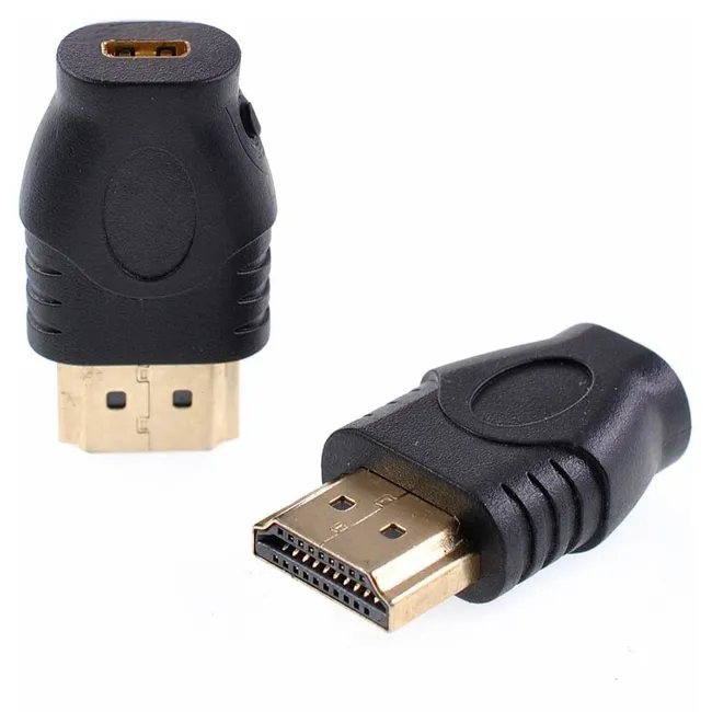 Alfais 4565 Micro HDMI to HDMI Dişi Erkek Çevirici Dönüştürücü   Adaptör