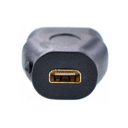 Alfais 4565 Micro HDMI to HDMI Dişi Erkek Çevirici Dönüştürücü   Adaptör