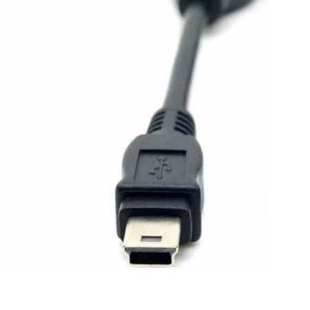 Alfais 4573 Mini USB to USB A Dişi Mini USB B 5 Pin Erkek Adaptör Kablosu