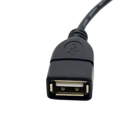 Alfais 4573 Mini USB to USB A Dişi Mini USB B 5 Pin Erkek Adaptör Kablosu