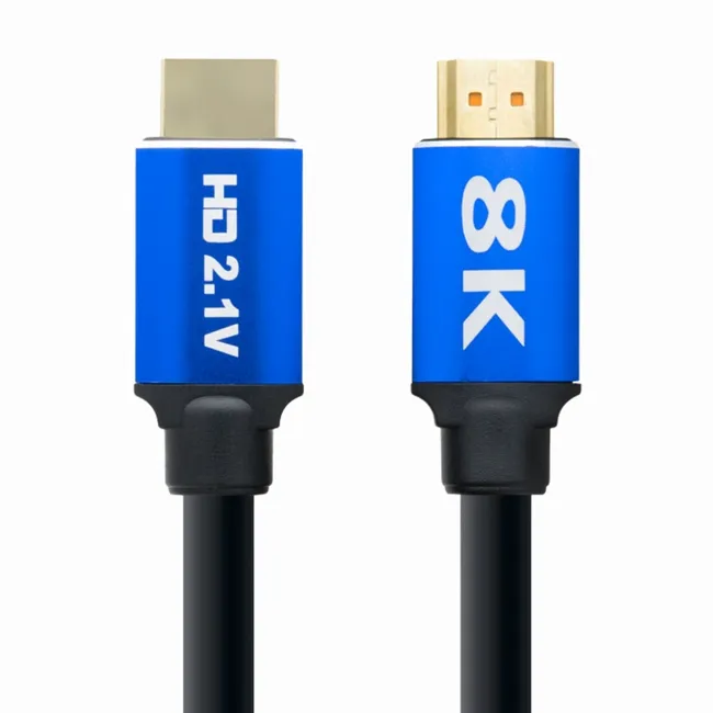 Alfais 6123 Hdmi 2.1 8K Ultra Hd Kablo 3 Metre 48Gbps 4K 120Hz Altın Uçlu Kablo Led Tv
