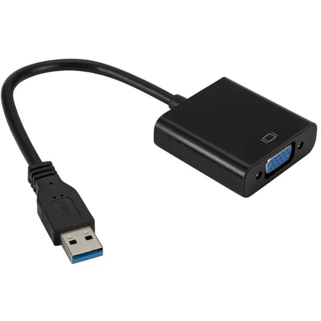 Alfais 4956s USB 3.0 To Vga Çevirici Dönüştürücü Adaptor Monitör Kablosu