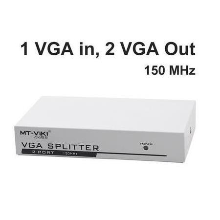 Alfais 4601 Vga Splitter Switch 2 Port Çoklu Ekran Çoklayıcı
