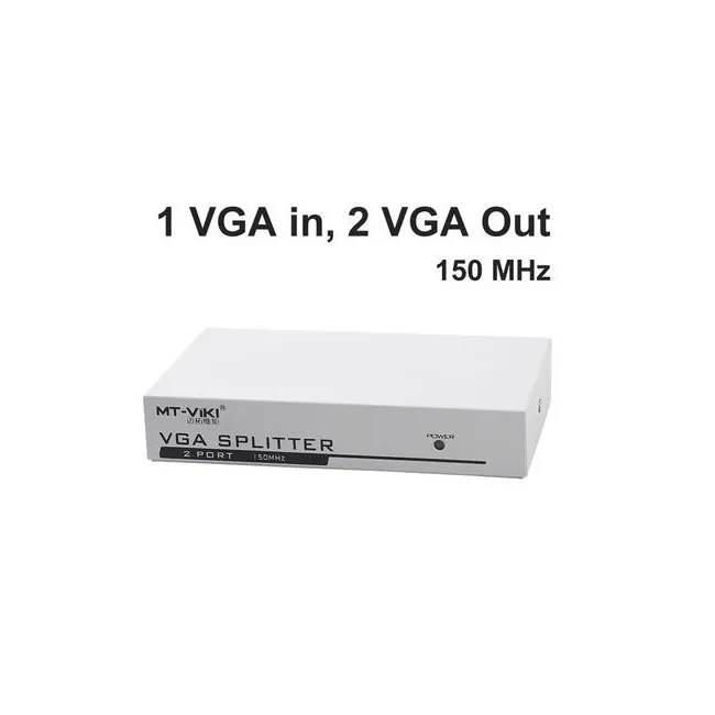 Alfais 4601 Vga Splitter Switch 2 Port Çoklu Ekran Çoklayıcı