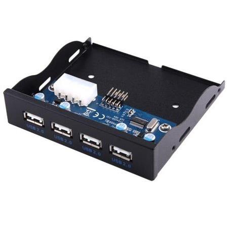 Alfais 4990 3.5 inç 4 Port Usb 9 Pin Dahili Floppy Disket Ön Panel Yuvası