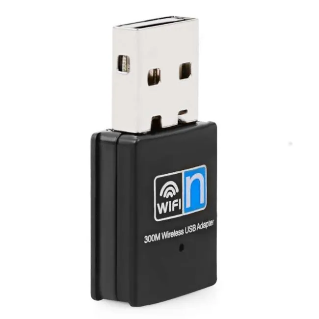 Alfais 6040 USB Adaptör Alıcı Kablosuz WiFi Adaptör Mini 300 Mbps Realtek RTL8192EU Chipset