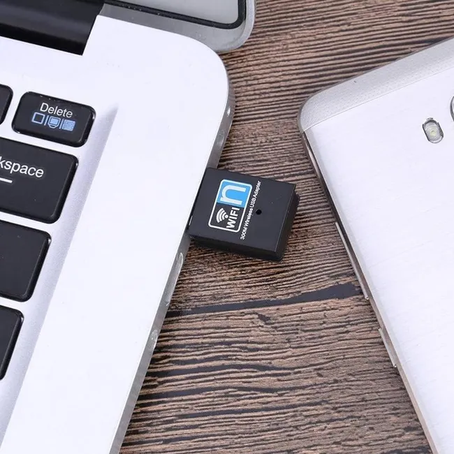 Alfais 6040 USB Adaptör Alıcı Kablosuz WiFi Adaptör Mini 300 Mbps Realtek RTL8192EU Chipset