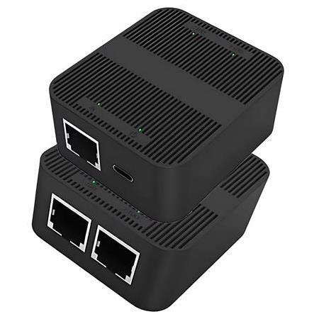 Alfais 4594 RJ45 Ethernet Splitter 1 Giriş 2 Çıkış 100Mbps Hız Çevirici Çoklayıcı