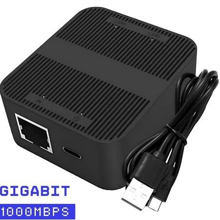 Alfais 4602 RJ45 Ethernet Splitter 1 Giriş 2 Çıkış Gigabit 1000Mbps Çevirici Çoklayıcı
