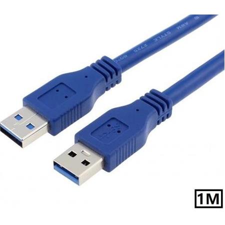 Alfais 5253 Usb 3.0 Erkek Erkek Ara Bağlantı Kablosu Uzatma Ekleme 1 Metre