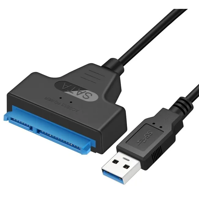 Alfais 4706 Usb 3.0 Yüksek Hızlı 2.5 Inç Sata Ssd Ve Hdd Harddisk Kablosu 50cm