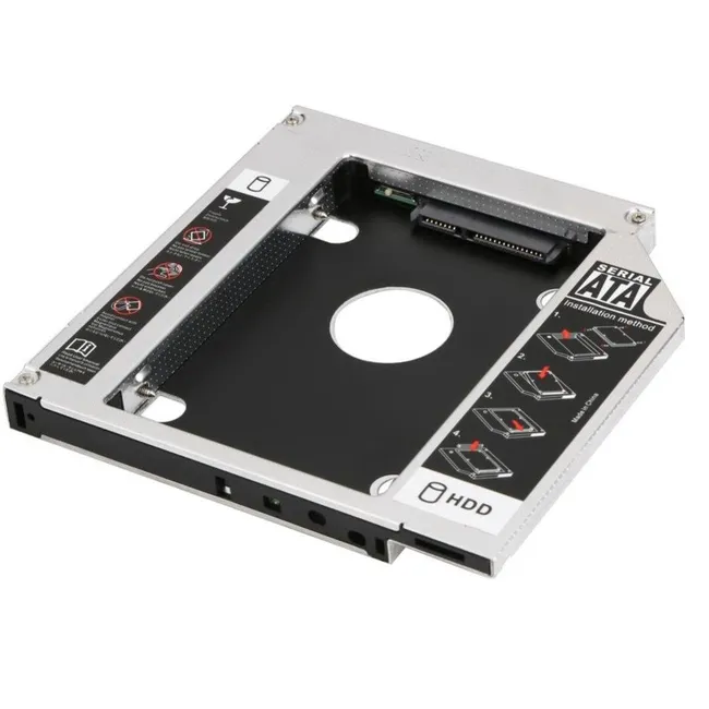 Alfais 4717 12.7mm Sata Hdd Harddisk Caddy Kızak Kutu Laptop Ssd Notebook Ikinci Hdd Takma
