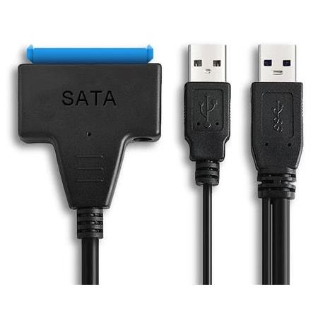 Alfais 4741 USB 3.0 2.5 3.5 İnç Sata SSD HDD Hard Disk Çevirici Dönüştürücü Adaptör Kablosu