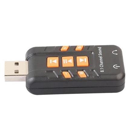 Alfais 4753 Harici 8.1 Kanal Usb Çevirici 3.5mm Mikrofonlu Ses Kartı