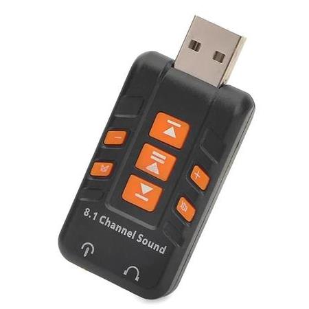 Alfais 4753 Harici 8.1 Kanal Usb Çevirici 3.5mm Mikrofonlu Ses Kartı