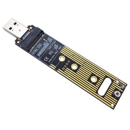 Alfais 4767 M.2 NVME SSD To USB 3.0 Pci-e Express M-Key Çevirici Dönüştürücü Adaptör Kutusu içi