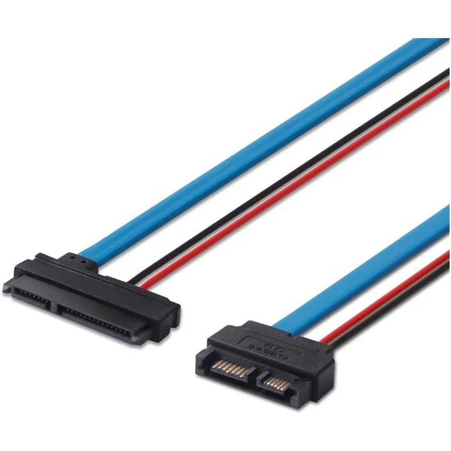 Alfais 4791 Slim SATA 7+6 to 7+15 Pin Sata Dvd Çevirici Dönüştürücü Adaptör Kablosu