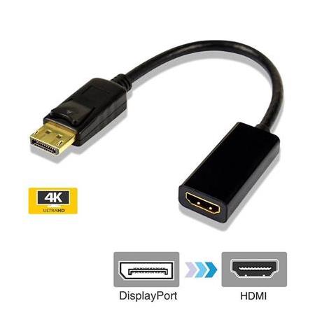 Alfais 4810 4K Destekli Displayport Hdmi Çevirici Dönüştürücü Adaptör