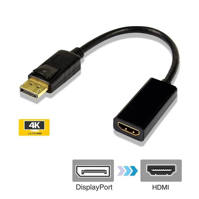 Alfais 4810 4K Destekli Displayport Hdmi Çevirici Dönüştürücü Adaptör