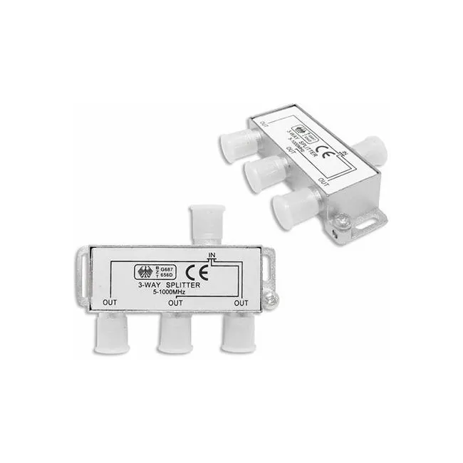 Alfais 4819 Uydu Splitter 2 Li Kablo Tv Rg6 Anten Çoklayıcı