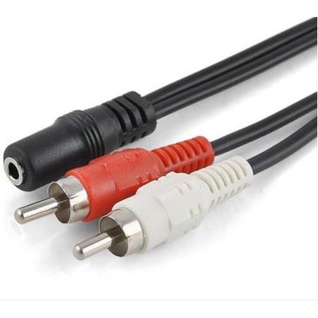 Alfais 4823 3.5mm Stereo To 2rca Tos Çevirici Dönüştürücü Kablosu