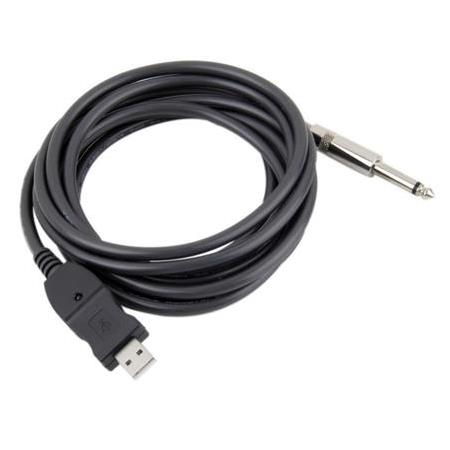 Alfais 4844 6.3Mmu Jack To Çevirici Usb Gitar Guitar Adaptör Kablosu