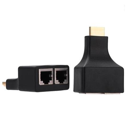 Alfais 4845 Hdmi Rj45 Cat5 6 Extender Uzatıcı Uzatma Aparatı Adaptör