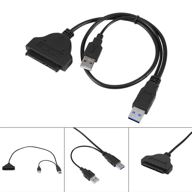 Alfais 4853 Usb 3.0 Sata Kablo Çevirici Dönüştürücü Hdd Hardisk Kablosu + Kutu