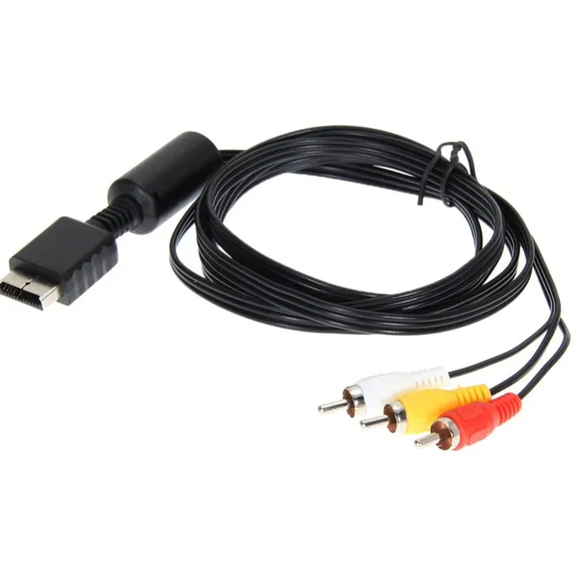 Alfais 4620 Ps2 Av Lcd Tv 3Rca Scart Lale Bağlantı Kablosu