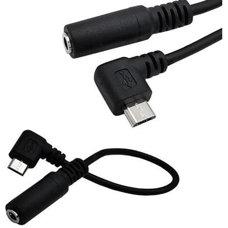 Alfais 4828 Micro Usb To 3.5mm Kulaklık Otg Çevirici Dönüştürücü Adaptör Stereo Kablosu